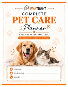 Cover of the PawTenant Pet Care Planner